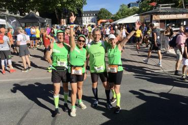 Auf dem Foto von links Hans Niederhuber, Susanne Vierkorn, Bernhard Satzenhofer, Anneliese Zinke.