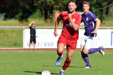 Daniel Dewein während dem Spiel. 