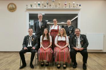 Mitglieder der Albuchschützen Schmähingen