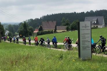 Radfahrer der Radwallfahrt 2021