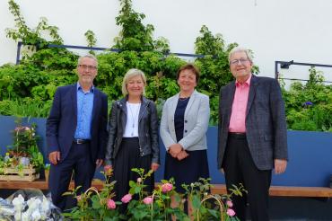 Bild von links nach rechts:  Georg Schnell, Hedwig Braun, Maria Mittl, Georg Vellinger