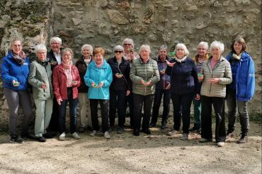 Das Bild zeigt die Teilnehmer von "Mittwochs die Stadt umrunden".