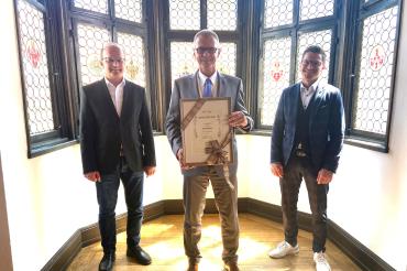 Dienstjubiäum Karl Stempfle