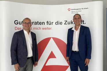 Das Bild zeigt Richard Paul und Christoph Schmid.