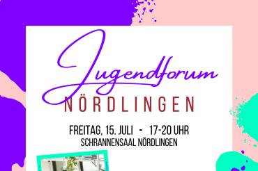 Flyer Jugendforum. 