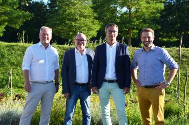 Das Bild zeigt das neue Präsidium des Lions Club Nördlingen.