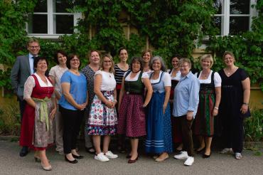 Das Bild zeigt die diesjährigen Absolventinnen der Nördlinger Landwirtschaftsschule.