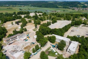 Luftbild des Konversions-Areals im Juni 2022 