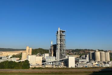 Das Bild zeigt den Ofen 8 der Märker Zement GmbH. 