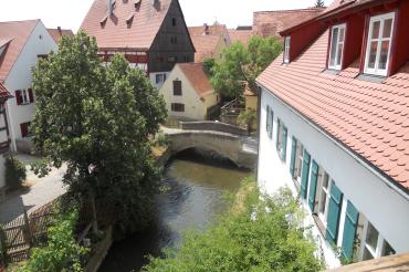 Das Bild zeigt die Nördlinger Altstadt.