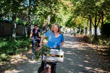 Das Bild zeigt Fahrradfahrer.