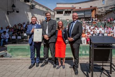 Urkundenverleihung Unesco Global Geopark Ries