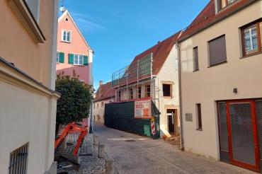 Das Bild zeigt die Judengasse in Nördlingen.