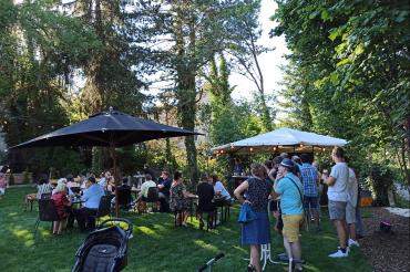 Das Bild zeigt den Eventgarten am Ochsentörl.