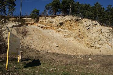 Das Bild zeigt das Geotop Glaubenberg. 