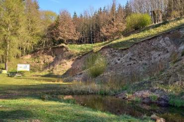 Das Geotop Langenmühle.