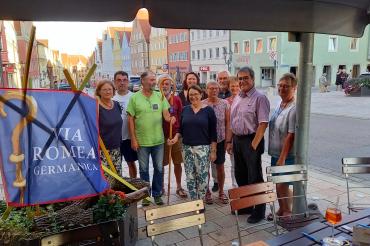 Gruppenbild der Pilger