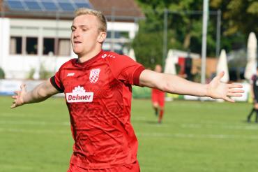 Jonas Greppmeir nach seinem Tor. 