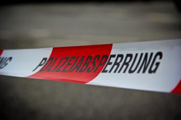 Polizeiabsperrung Tatort