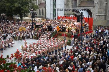 Die Eröffnung des Stadtmauerfestes 2019.