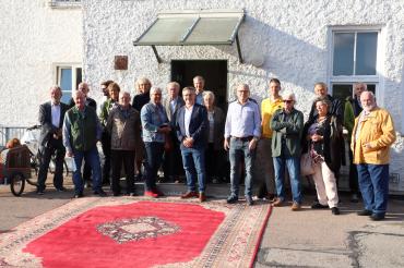 Erste Ausstellung der Fotofreunde Harburg offiziell eröffnet. 