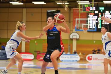 US-Neuzugang Julia Ruzevich wusste zu überzeugen beim THG Angels-Cup, auch wenn dieser vom Ligakonkurrenten Osnabrück gewonnen wurde.