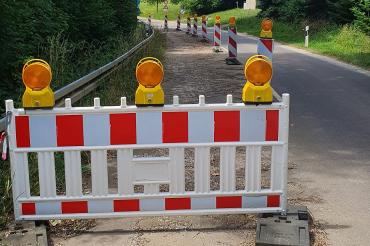 Sperrung der Gemeindeverbindungsstraße Nähermemmingen-Utzmemmingen 