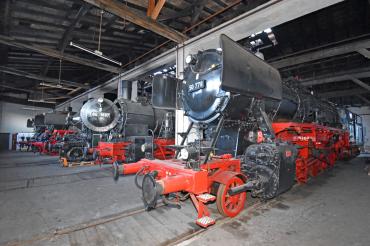 Lok des Bayerischen Eisenbahnmuseums. 