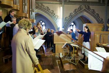 Der Münsterchor beim Abschlussgottesdienst der Donauwörther Kulturtage.