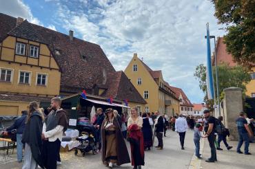 Historisches Stadtmauerfest in Nördlingen. 