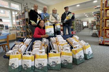 Fertige Lesetüten sind fertig zur Übergabe