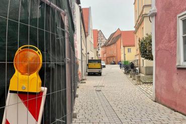 Im Bild ist die Judengasse in Nördlingen zu sehen