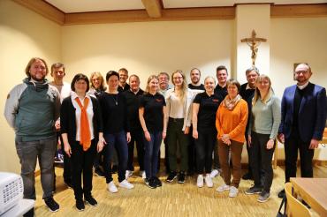 Das Bild zeigt die neue Vereinsführung. 