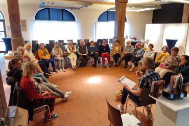 Vorleseseminar „Entdecke den Vorleser in Dir!“.