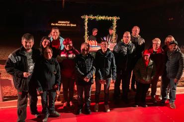 Ein Teil der Show-BesucherInnen aus den Nördlinger Wohnheimen der Lebenshilfe.