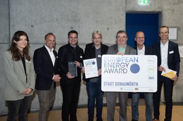 Die Übergabe des European Energy Award.