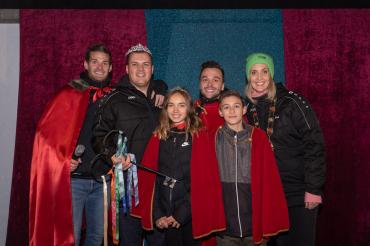 Bei dem Faschingsauftakt in Monheim wurde der diesjährige Hofstaat vorgestellt.