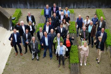 Die Mitglieder des interkommunalen Netzwerks Flächensparen im Landkreis Donau-Ries. 