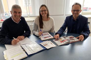 Die Aufttacktbesprechung des traditionellen Schäfflertanz.