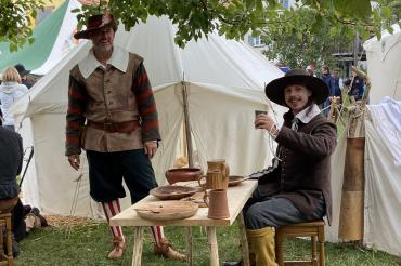 Das historische Stadtmauerfest in Nördlingen.