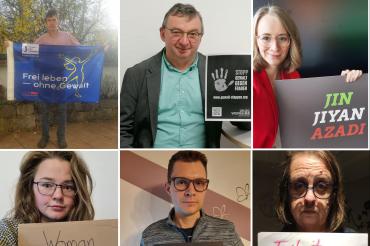 Die Vorstandschaft der Grünen spricht sich gegen Gewalt an Frauen aus.