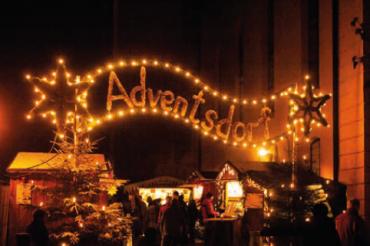 Trüdinger Adventsdorf.
