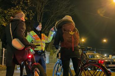 Verkehrspolizei Augsburg "Sehen und gesehen werden" 