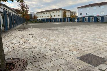 Der Bäumenheimer Marktplatz. 