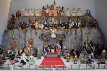 Bei der kleinen Krippenschau im Donauwörther Heimatmuseum ist eine Barockkrippe zu sehen.