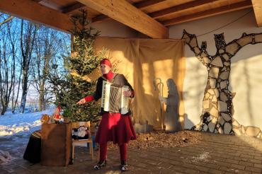 Ein Winternachmittag in Blossenau.