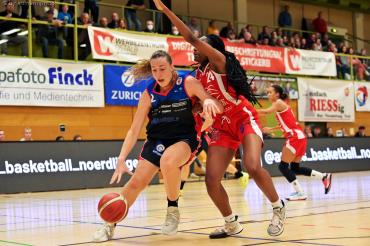 Johanna Klug war am Sonntag für Freiburg kaum zu stoppen. Mit einer beinahe makellosen Wurfbilanz hatte sie einen entscheidenden Anteil am Angels-Sieg.