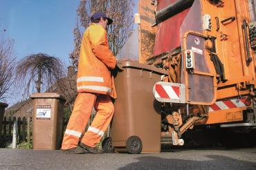 Leerung von Biotonnen