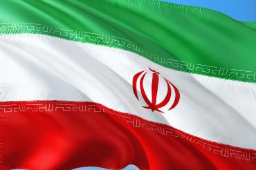 Das Bild zeigt die Iranische Flagge.