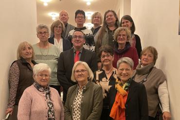 Die Jubilare der Caritas.